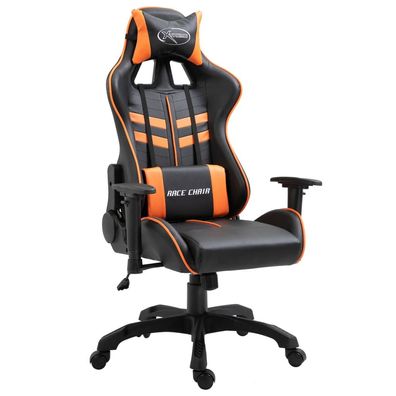 vidaXL Gaming-Stuhl Orange Kunstleder