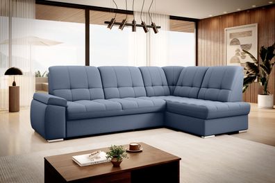Couch Garnitur Sofa Sofagarnitur SADO mit Schlaffunktion und Bettkasten Wohnlandsc