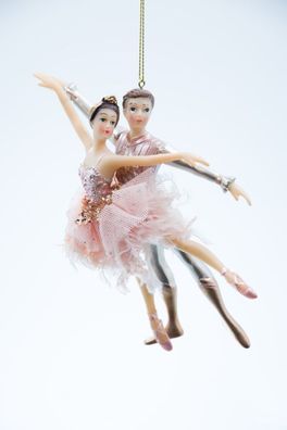 Goodwill Dance Fluffy Ballet Couple Tanzendes Paar Christbaumschmuck