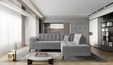 Lanvin Sofa Couch Garnitur Sofagarnitur Sorento mit Schlaffunktion Eckcouch Wohnla