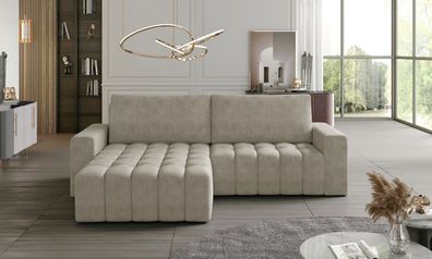 Sofa Couch Garnitur Sofa Sofagarnitur Bon mit Schlaffunktion und Bettkasten Wohnla