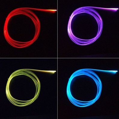 Rock Side Glow Kunststoff-Glasfaserkabel für dekorative Autobeleuchtung