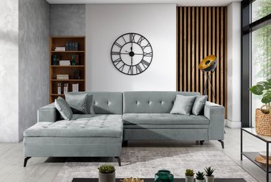 Solange Sofa Couch Garnitur Sofagarnitur U Schlaffunktion Wohnlandschaft