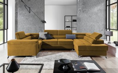 Thiago Couch Garnitur Sofa Schlaffunktion Bettkasten Couchgarnitur Wohnlandschaft