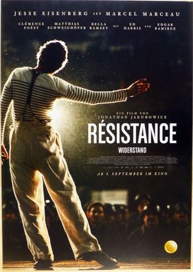 Résistance - Original Kinoplakat A1 - Jesse Eisenberg, Ed Harris - 3.9. - Filmposter