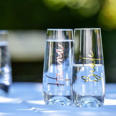 Personalisiertes Sektglas | Champagnerglas mit Namen | Sektkelch mit Wunschnamen