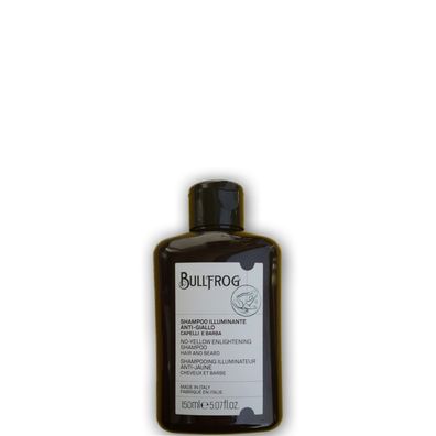 Bullfrog/ No-Yellow Enlightening "Beard&Hair" Shampoo 150ml/ Bart-Haarpflege