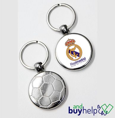 Schlüsselanhänger Fussball Real Madrid