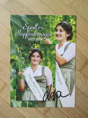 Spalter Hopfenkönigin 2022-2024 Lea - gedrucktes Autogramm!!!