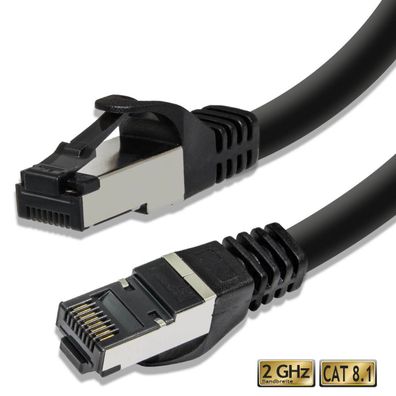 CAT 8.1 Patchkabel S/ FTP Netzwerkkabel LAN Kabel 0,5 - 20 m 4x2xAWG26 Netzwerk
