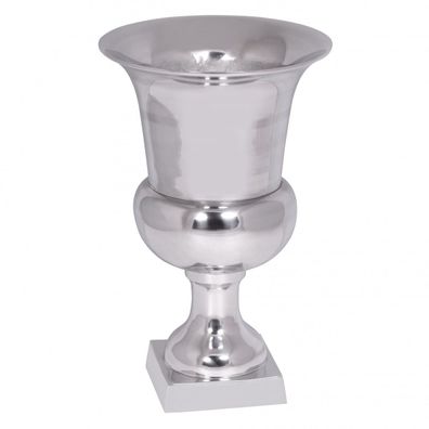 Wohnling Design Pokal L Aluminium Dekoration Kelch Silber Alu Dekofigur Modern