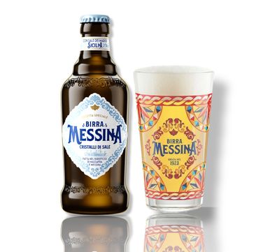 24 x Birra Messina Cristalli di Sale - Messina Salzkristalle Bier