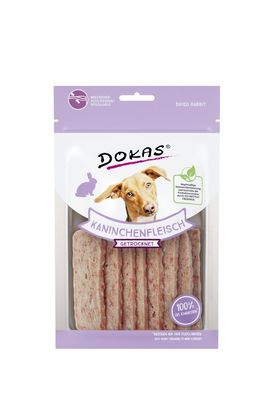 Dokas ?Kaninchenfl. getrockn. - 12 x70 g ?Hundesnack