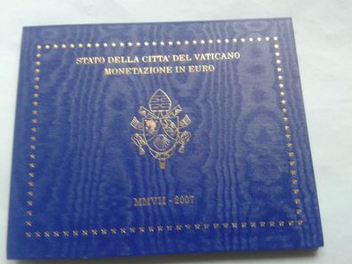 KMS 2007 Vatikan Papst Benedikt XVI. im Folder 1 cent-2 euro im Folder