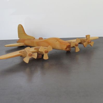 Flugzeug Bomber Flieger Modellflugzeug Oldtimer Passagierflugzeug Holz Modell