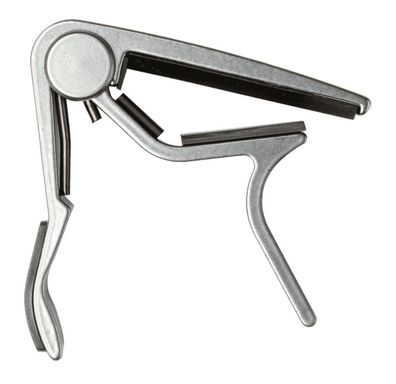 Dunlop 84FS - Trigger Capo für Akustikgitarre - flat - smoked chrome - Kapodaster