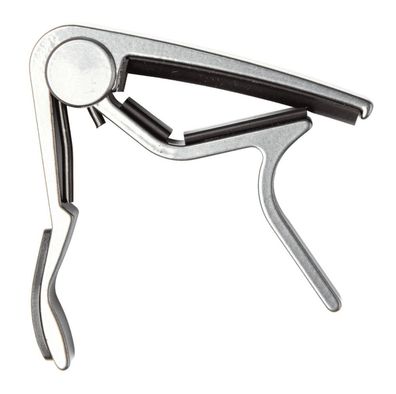 Dunlop 83CS - Trigger Capo für Akustikgitarre - curved - smoked chrome - Kapodaster