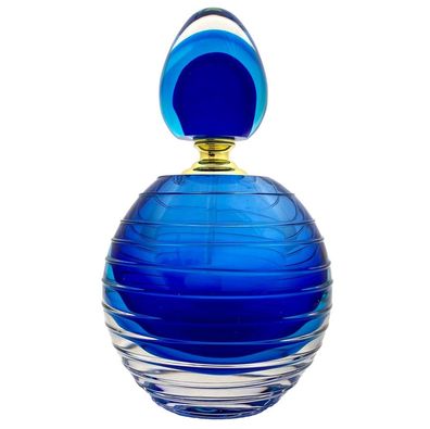 Geschliffener Glas Flakon Murano-Antik-Stil Glasstab Parfum Parfumflakon Flacon