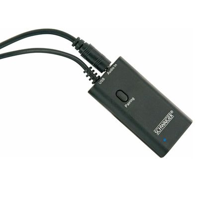 Schwaiger Bluetooth Adapter USB AUX bis 2 Teilnehmer Parallel TV PC KFZ Musik