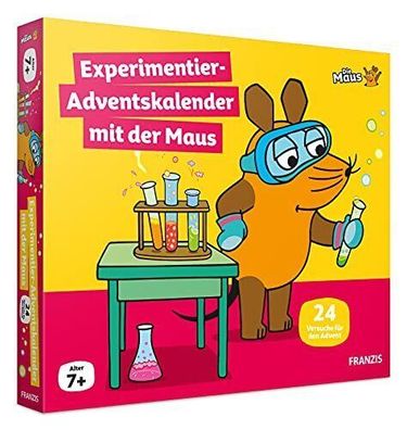 Franzis 67185 Experimentier-Adventskalender mit der Maus 24 Versuche Spielzeug
