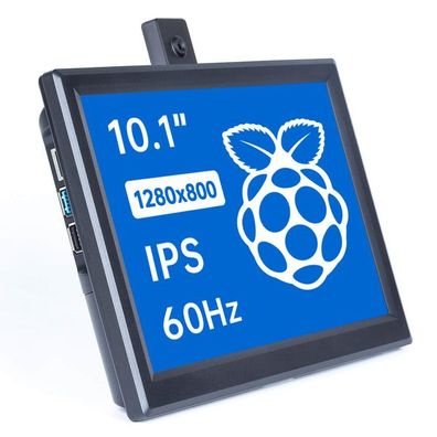 10.1'' Raspberry Pi 4B LCD IPS tragbares Display 1280×800px