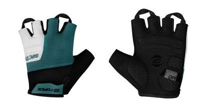 gloves FORCE SECTOR gel black-petrol blue L