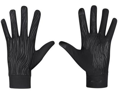 gloves FORCE TIGER black L