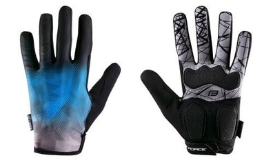 Handschuhe FORCE MTB CORE blau + 15 °C plus