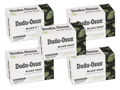 Dudu-Osun 5 x 150 g Schwarze Seife Classic fragrance Black Soap