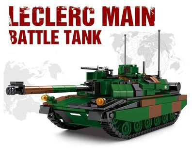 SEMBO - LeClerc Main Battle Tank Panzer / Kampfpanzer Modellbau Bausatz - NEU