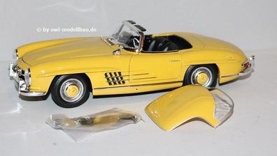 Dealer Edition B66040669 | Mercedes 300 SL Roadster (W198 II) | sun yellow |1:18