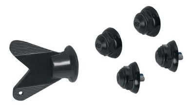 studs for MTB shoes with wrench. set of 4pc. black