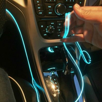 Atmosphärenlampe, Kaltlichtlinie mit USB - Auto dekorativ