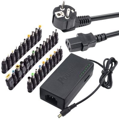 96 W 12 V bis 24 V - Universal-Netzteil, einstellbares Ladegerät für Laptops