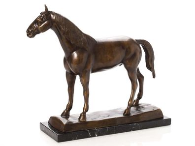 Bronze Skulptur Pferd 7kg Bronzeskulptur Bronzefigur Statue 42cm