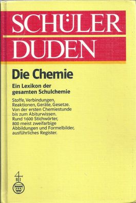 Schülerduden. Die Chemie (1984) Bibliographisches Institut