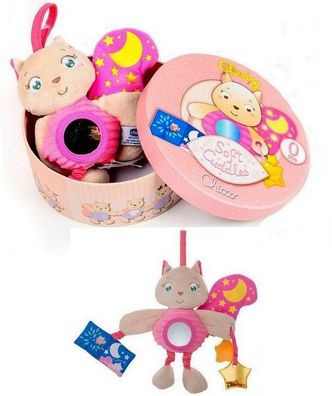 CHICCO Soft Cuddles 77050 Eichhörnchen 20x 20 cm Leuchteffekt Spielzeug Baby NEU