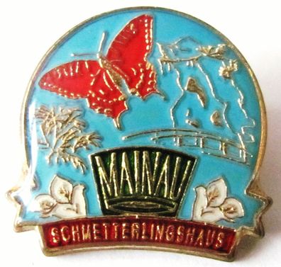 Mainau - Schmetterlingshaus - Pin 23 x 21 mm