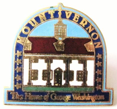 Mount Vernon - The Home of Georg Washington - Pin 27 x 25 mm