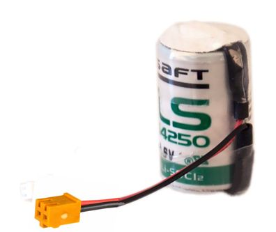 Saft Batterie LS14250 1/2 AA + JAE-IL-G-2S-S3C2-SA-INVERS