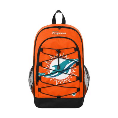NFL Miami Dolphins Big Logo Bungee Rucksack Backpack Tasche Bag Football