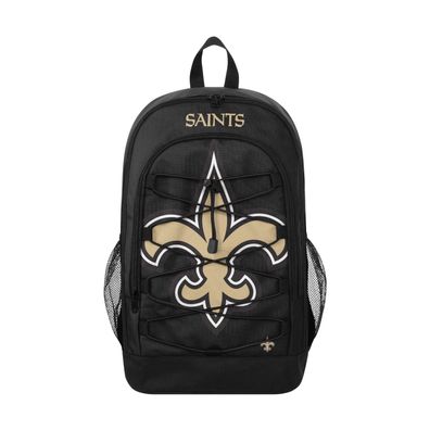 NFL New Orleans Saints Big Logo Bungee Rucksack Backpack Tasche Bag Football