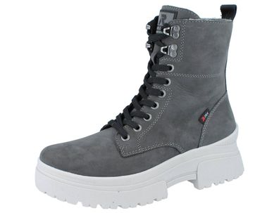 RIEKER Evolution Bendigo Bari Damen Stiefelette Schnürstiefel grau Raulede