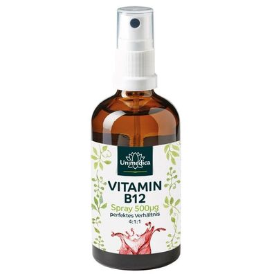 Vitamin B12 - Mundspray 500 µg pro Tagesdosis - 30 ml