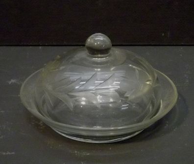 Zwiebelschale mit Glaseinsatz um 1900 /4369