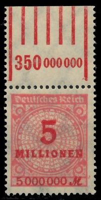 Deutsches REICH 1923 INFLA Nr 317AW OR 1-5-1 postfrisch X52C0DA