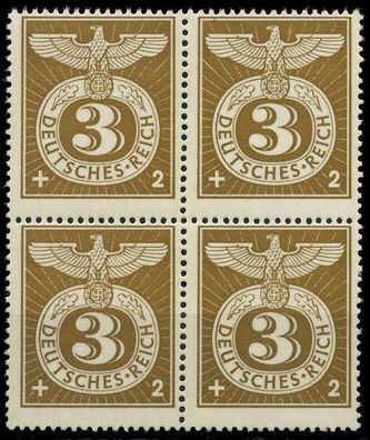 Deutsches REICH 1943 Nr 830 postfrisch Viererblock X535426