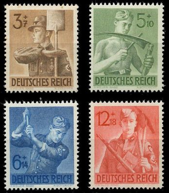 Deutsches REICH 1943 Nr 850-853 postfrisch S14538A