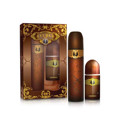 Set CUBA -gold- Herren Parfüm 100 ml + Deo 50 ml