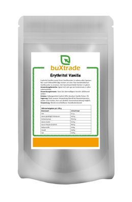 Erythritol Vanille 25 kg